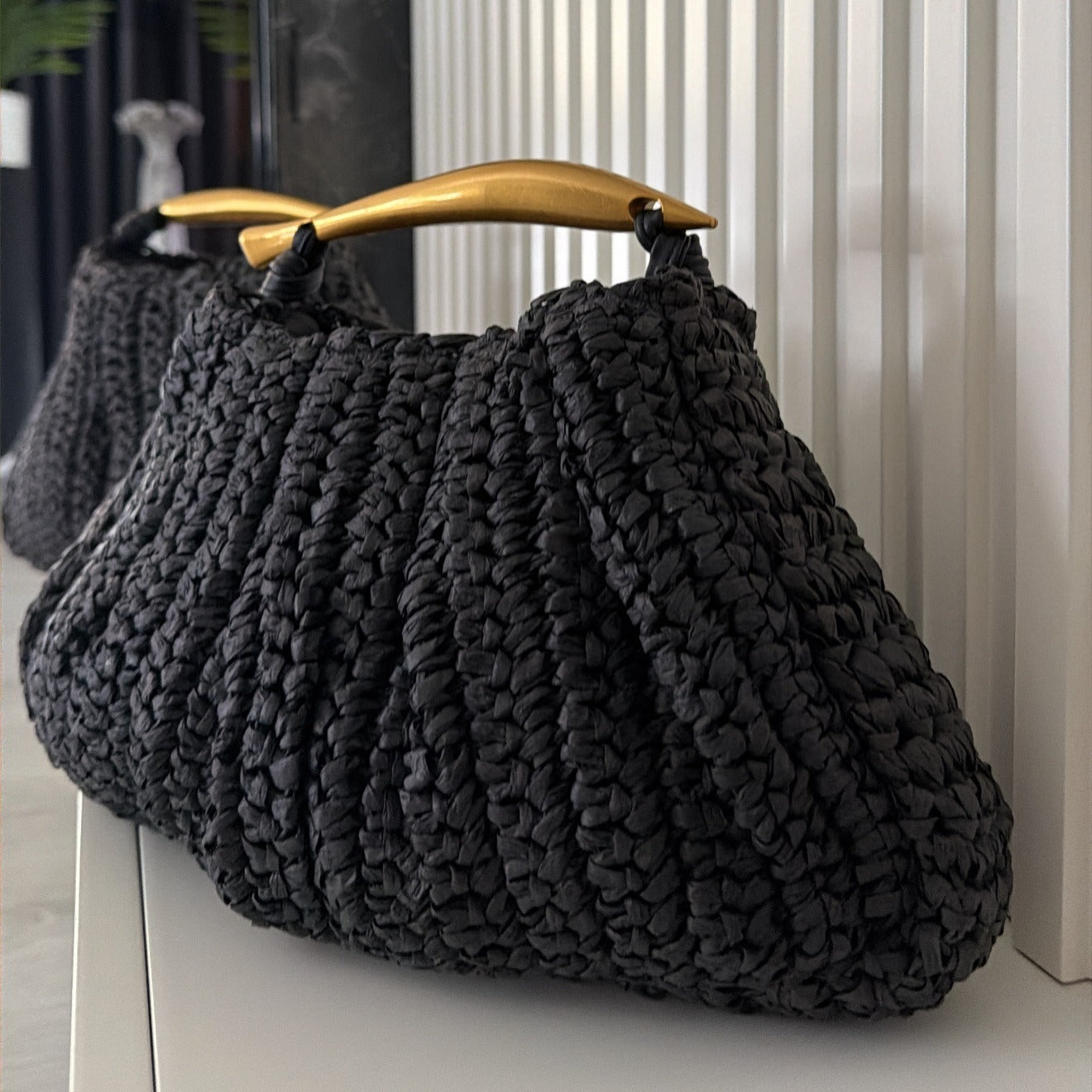 Bolsa Feminina Noir Sculpt