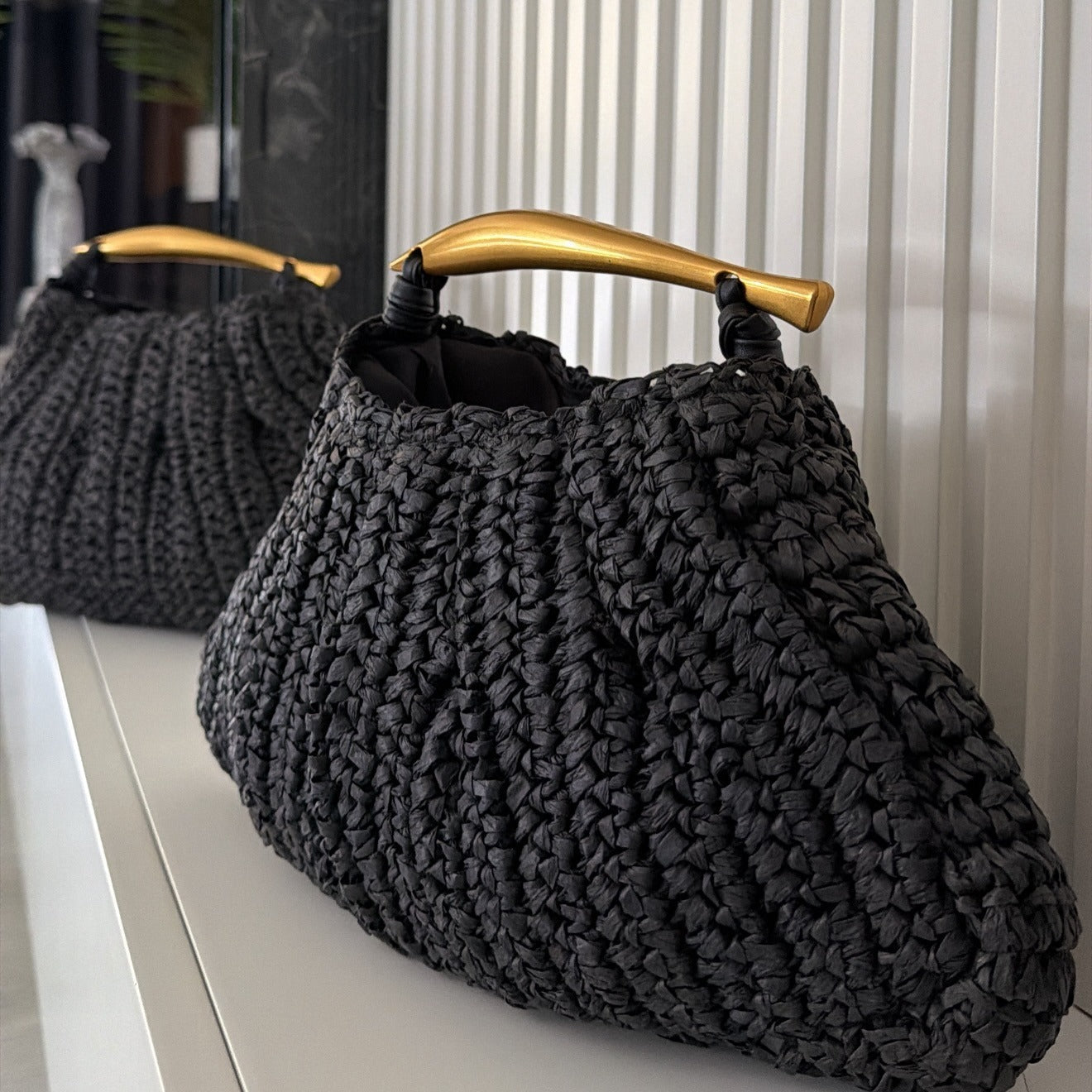 Bolsa Feminina Noir Sculpt