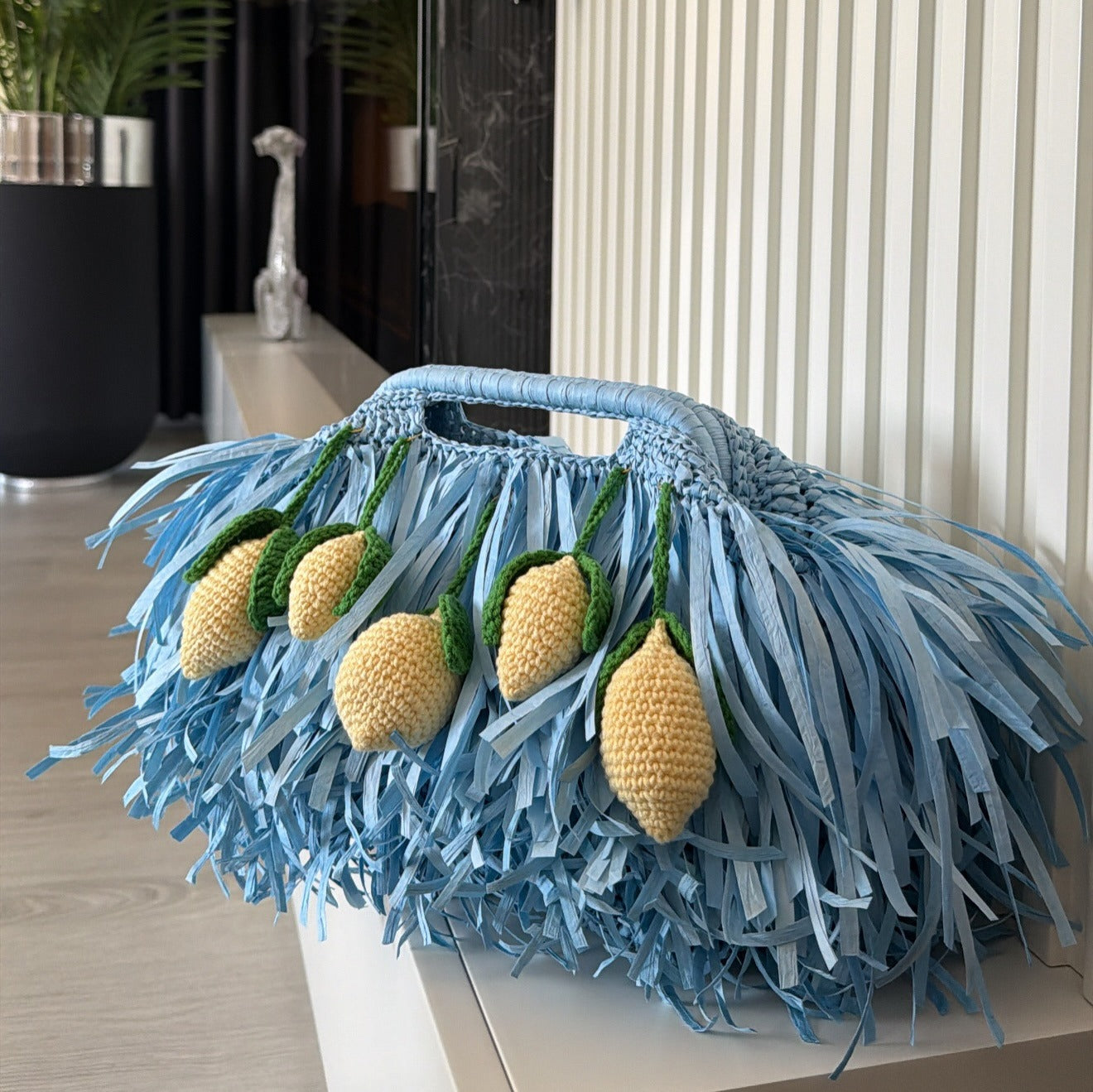 Bolsa Feminina Amalfi Lemon Fringe