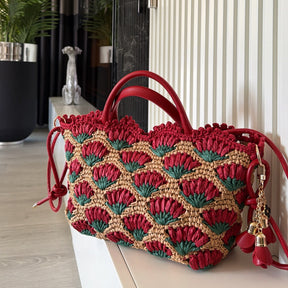 Bolsa Feminina Crimson Bloom Tote