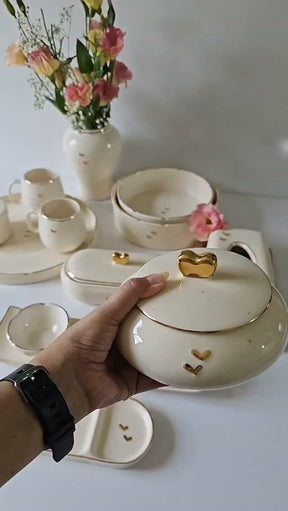 Kit Coração Dourado