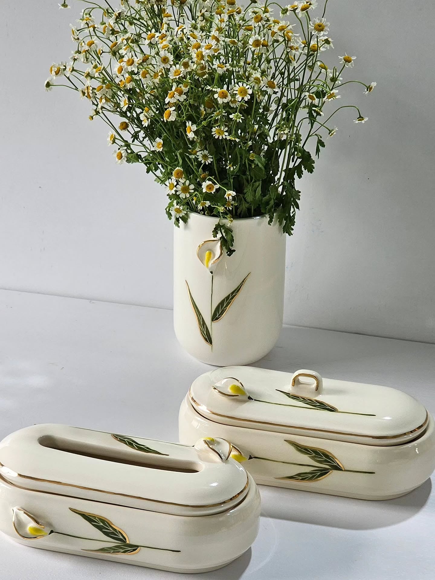 Kit Lírio Dourado Elegance