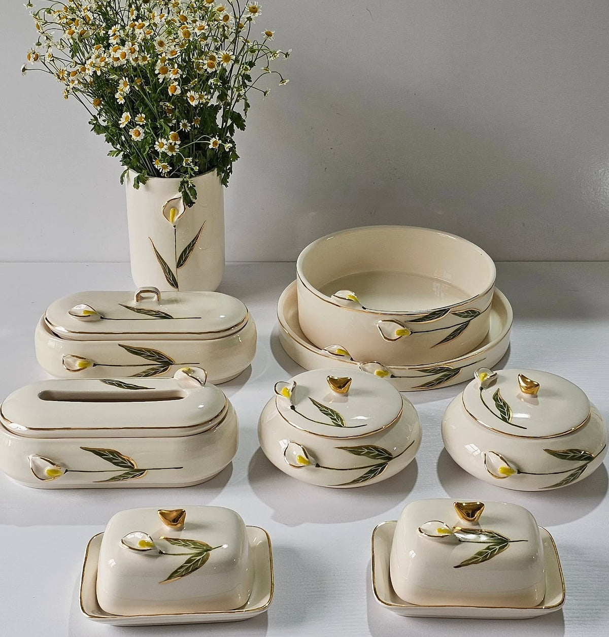 Kit Lírio Dourado Elegance