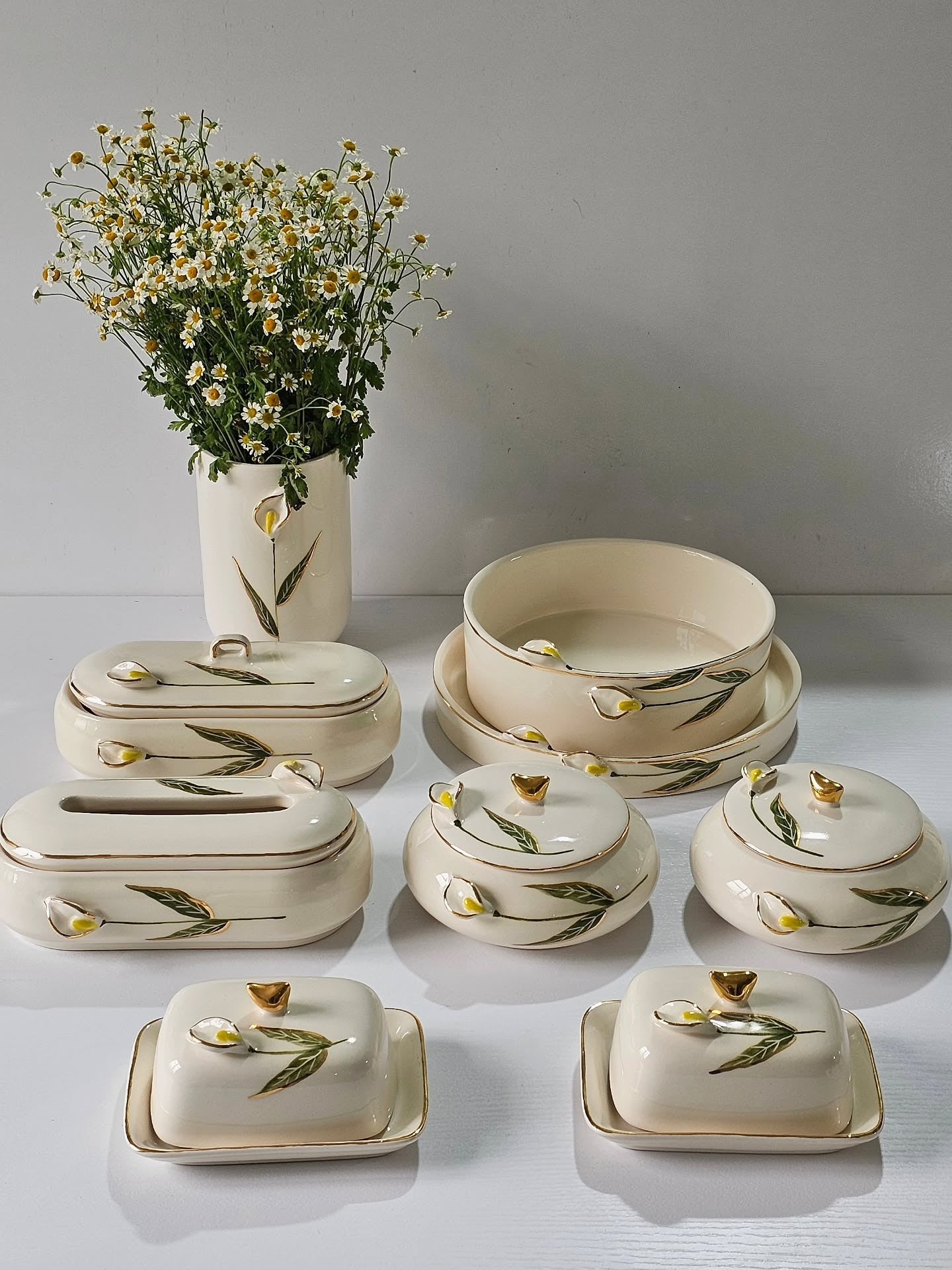 Kit Lírio Dourado Elegance