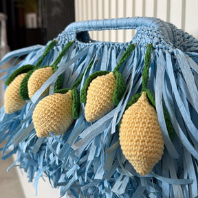 Bolsa Feminina Amalfi Lemon Fringe