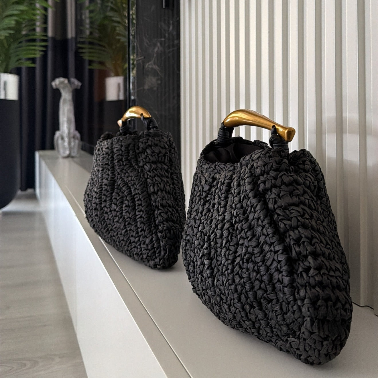 Bolsa Feminina Noir Sculpt