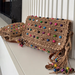 Bolsa Feminina Color Beads Clutch
