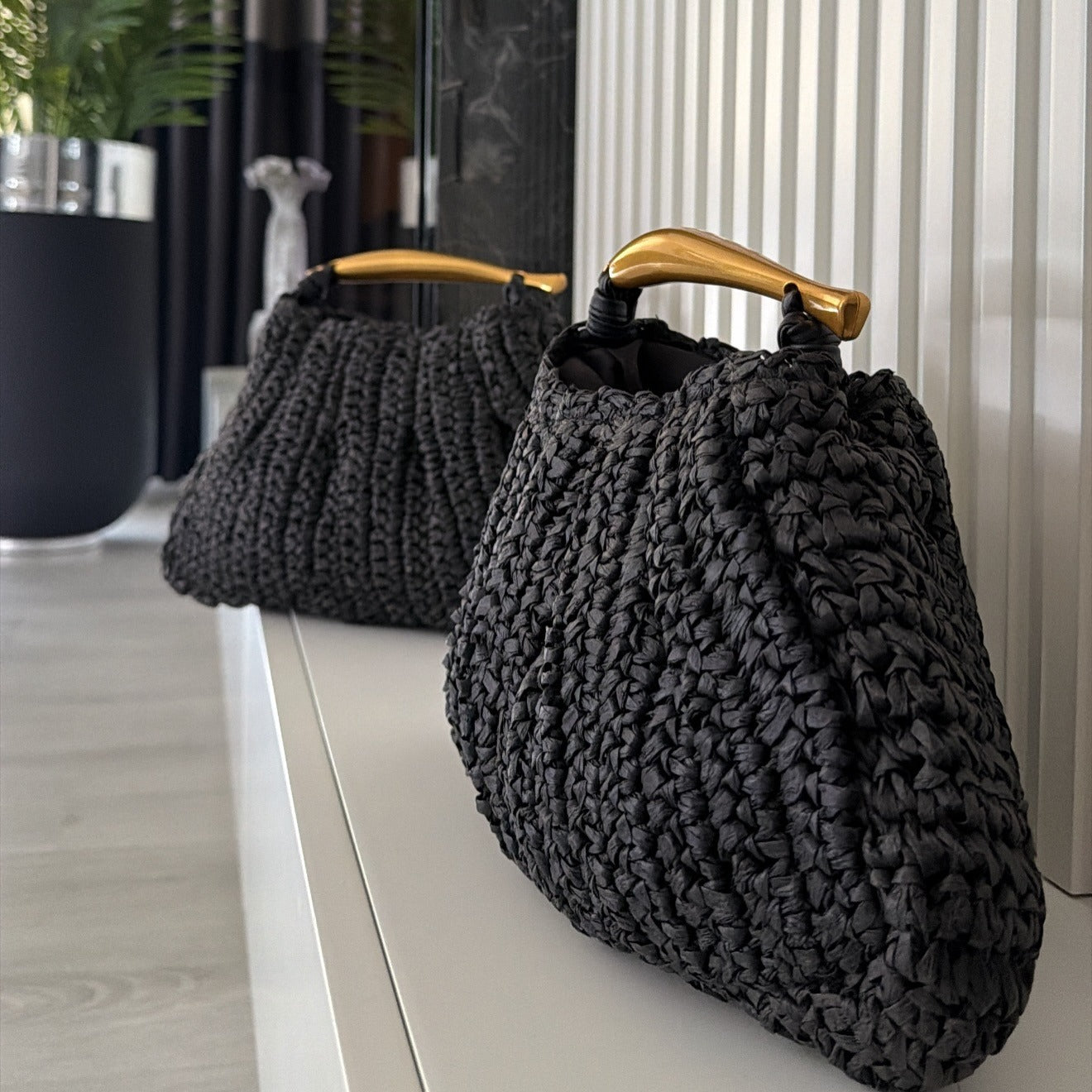 Bolsa Feminina Noir Sculpt