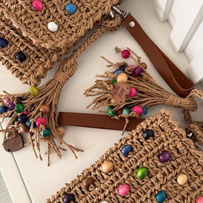 Bolsa Feminina Color Beads Clutch