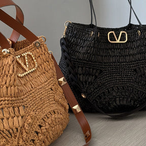 Bolsa Feminina Verona Raffia Tote