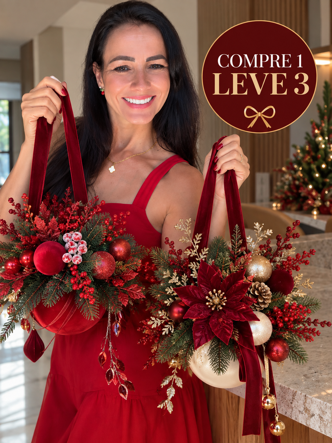 Pendente Encanto de Natal - Compre 1, Leve 3